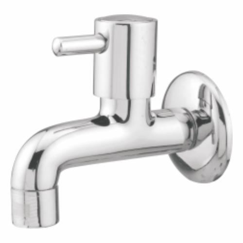 Bib Cock Short Body With Wall Flange Chrome